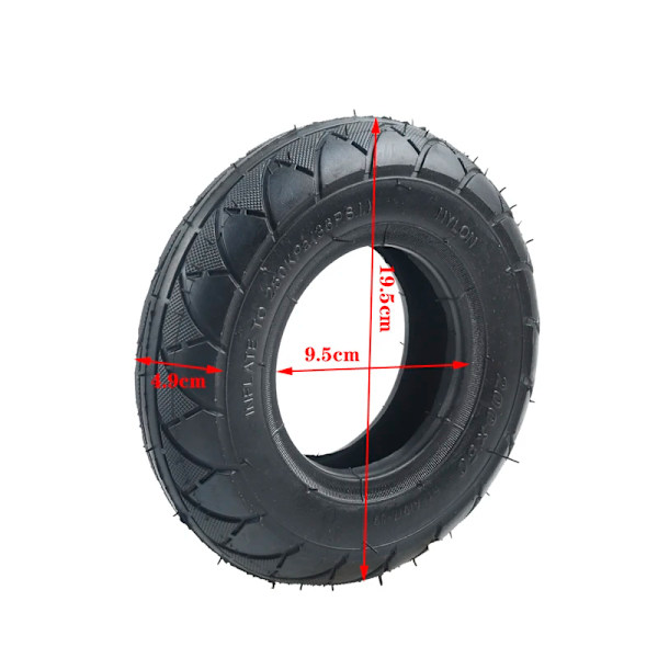 8 tuuman rengaspyörän renkaat, laadukkaat taittuvat sähköpotkulaudan kaasut ja taskupyörän lisävarusteet 200*50 8X2 tuumaa 200X50 outer tyre