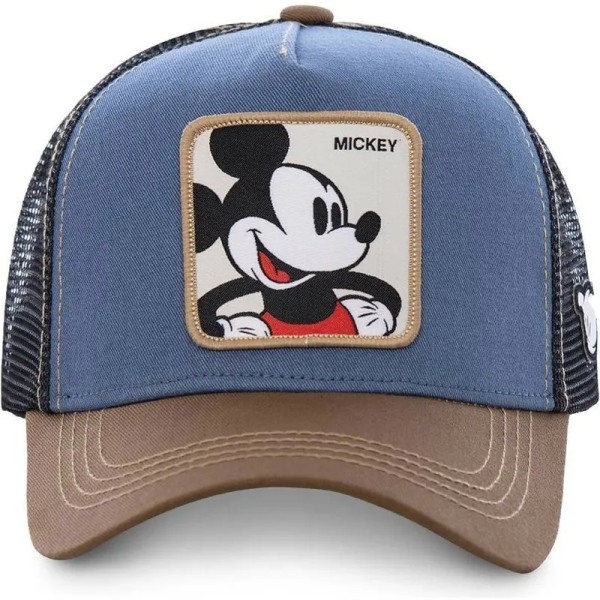 Högkvalitativ Disney Anime Tecknad Snapback bomull Cap Herr Kvinnor Hip Hop Pappa Mesh Hat Trucker Hat Dropshipping MICKEY BLUE
