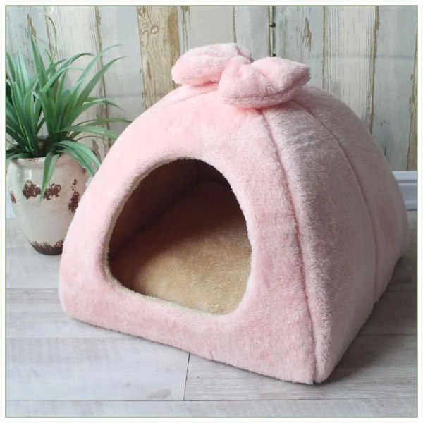 Hopfällbar kattsäng Cave Hideaway Kattungehus Hundar Mattor Teddy Pomeranian Valptält Kennelbo Liten hund Chihuahua Mongoliska Yurts Star 35cm