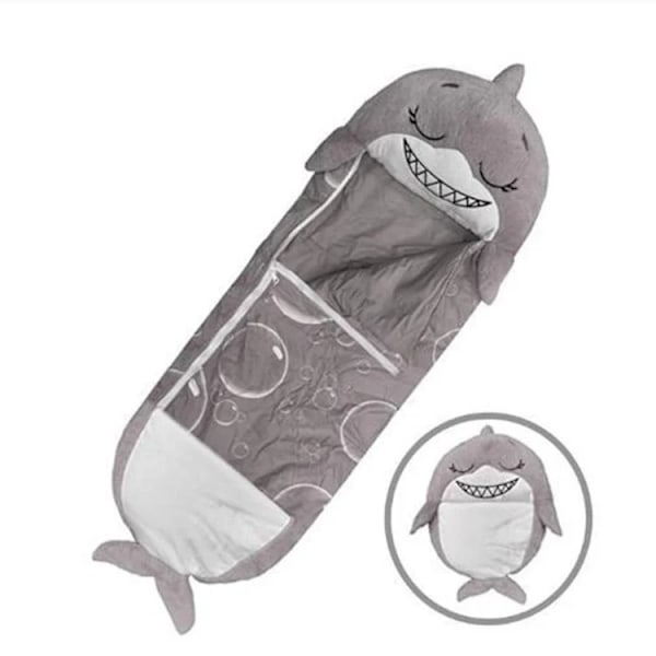 Babysovpåse filt barn sovsäck för pojkar flickor presenter barn sovsäckar plysch docka kudde dormilocos saco dormir Gray 180cm