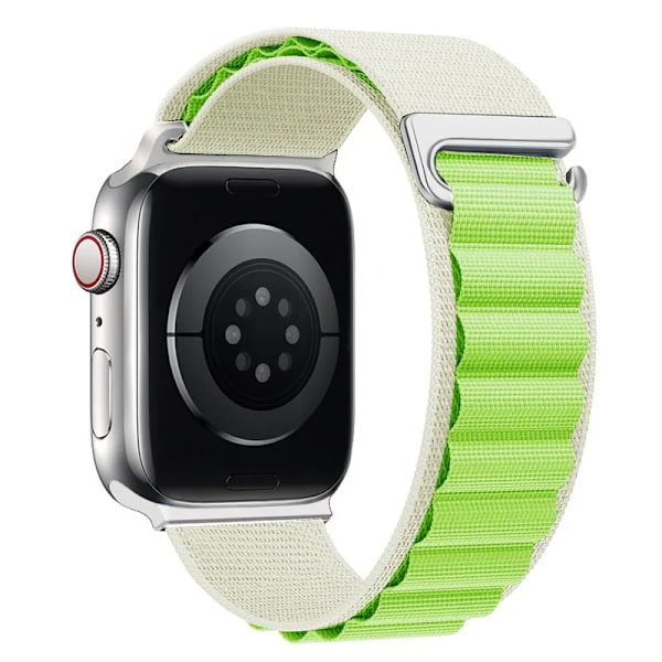 Alpine Loop Rem til Apple Watch Ultra 2 Armbånd 49mm 44mm 40mm 45mm 41mm 42mm 38mm 45 mm Armbånd Correa iWatch Serie 9 8 7 6 se star green 42mm 44mm 45mm 49mm