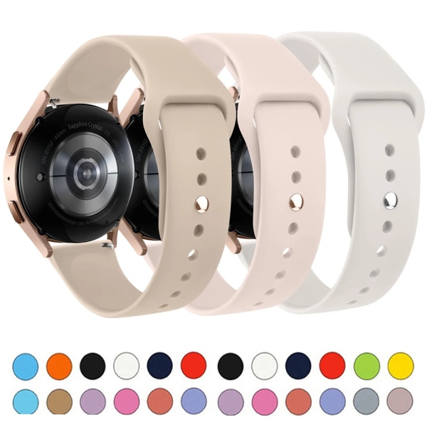 22mm 20mm rem För Samsung Galaxy watch 6/5/4/6 Classic/5 pro/4/Active 2 Silikonarmband Huawei watch GT 4-2-2e-3-3 pro band Cactus 42 huawei gt 4-3-2 46mm