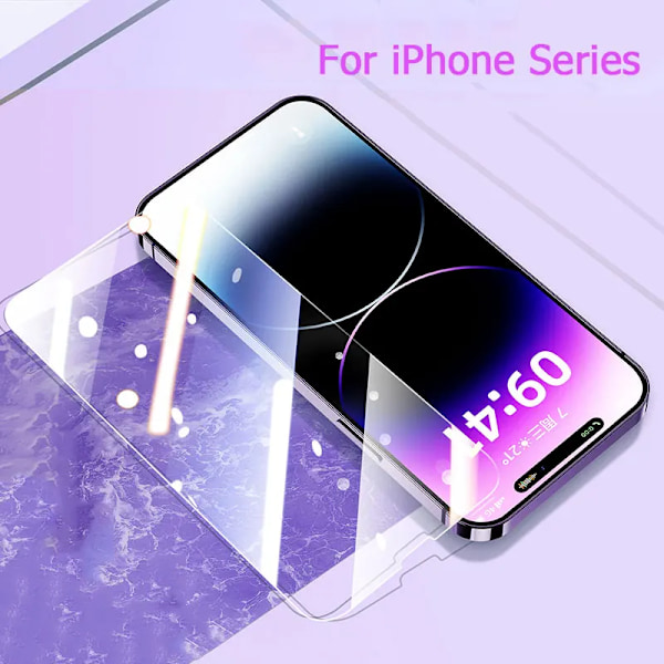 2Pcs Härdat Glas För Iphone 14 13 15 12 11 Pro Max 13 12 Mini Skärmskydd För Iphone 15 14 Plus X R Xs Max Se 2020 Glas For iPhone 15  Pro Glass