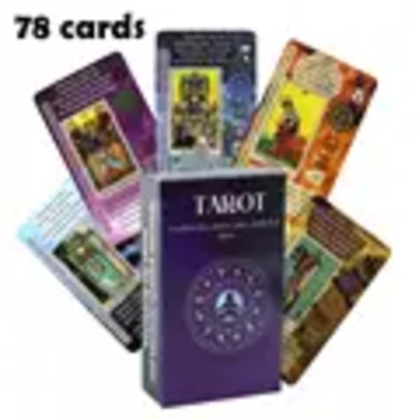 Tarotkort Divination Begynder Personlig Brug Tarot Deck Fuld Engelsk Spansk Version Oracles Deck Til Pige Brætspil spanish