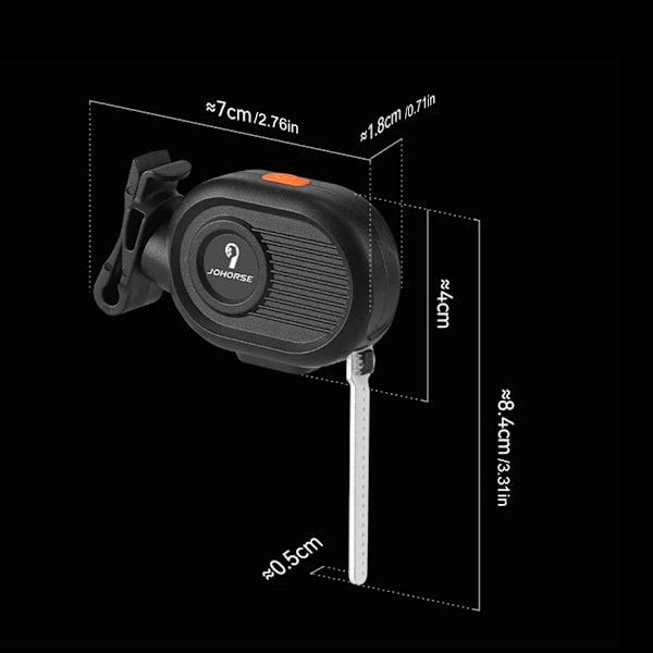 Løb Vandt Pilotlys Kreative Cykel Baglygter Nat Kørsel Lys Sikkerhed Advarselslys Cykellys Cykel Baglygter Red USB 3Mode