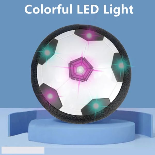 Hover fotbollsleksaker för barn Elektrisk flytande fotboll med LED-ljus Musik fotboll Utomhusspel Sportleksaker för barn Colorful Light