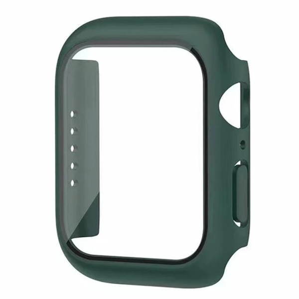 Hærdet glas til Apple Watch 9 8 7 41Mm 45Mm 42Mm 38Mm Pc Stødpude Skærmbeskytter Fald Iwat Serie 6 5 4 Se 44Mm 40Mm 6 dark green Series 123 38MM