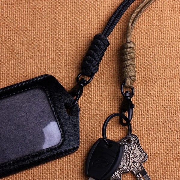 10 Stilar Självförsvar Nödfall Överlevnad Ryggsäck Lanyard Roterande Buckle Key Ring Paracord Key Chain Fallskärm Rep Ra 1