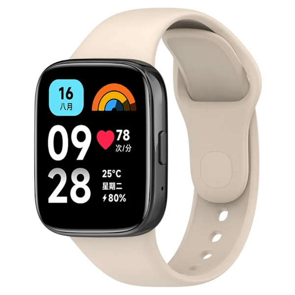 Urremme Armbånd til Xiaomi Redmi Watch 3 Active Smartwatch Bånd Håndledsrem Mi Watch Lite3 Beskyttelsesfilm Green