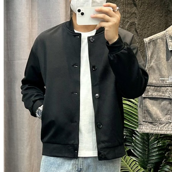 Baseball Jacket Mäns Vår Och Hösten Mode Varumärke Trendy Casual Kläder Mäns Nya Mäns Arbetsjacka Apricot XXXL