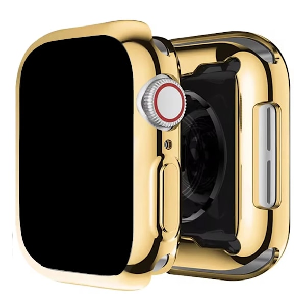 Tpu-kuori Apple Watch Fall 45mm 41mm 44mm 40mm 42mm 38mm Full Bumper -näytönsuoja Iw-sarjaan 9 8 7 Se 6 4 3. Gold 38mm Series 1 2 3