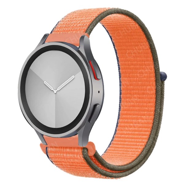 Nylon för Samsung Galaxy Watch 6/5/ pro/4/Classic/active 2 43-47-40-44mm 20mm/22mm sportarmband huawei gt 2/e/3 rem 68 Kumquat 20mm watch band