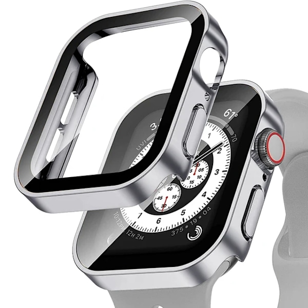 Glasovertræk til Apple Watch Fall 49Mm 45Mm 41Mm Tilbehør 44Mm 40Mm Fuld skærmbeskyttelse Iwatt Serien Ultra 9 8 7 6 Se Faldet Matte Silver Series 789 45mm