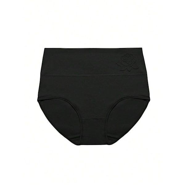 5 kpl/pakkaus Naisten nopea väri Slimming & Lifting Briefs Black L