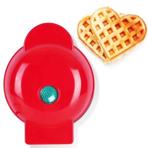Elektrisk våffelmaskin Bärbar Hem Frukostmaskin Våffelmaskin Frukost Kärlek Hjärtformad våffelmaskin Matlagningsapparat EU Plug