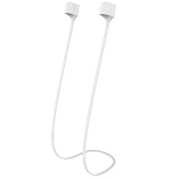 Kuulokkeet Kaulakoru Johto Naru Silikoni Vaihda Pidike Kaapel Kuulokkeet Hihna Airpods 1 2 3 Pro Naru WHITE