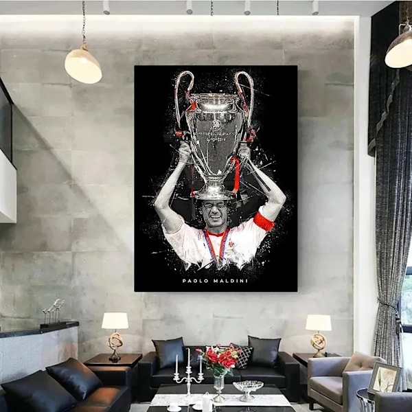 Skandinavisk Enkel Vägg Konst Fotboll Star Cristiano Ronaldo Hd Canvas Plakat Skriv Ut Färgglada Hem Sovrum Vardagsrum Inredning 1 20x30cm no frame