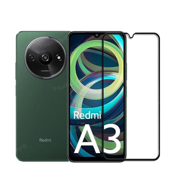 Cover glas för Redmi A3 Härdat glas för Xiaomi Redmi A3 A2 A1 Plus Skärmskydd Skyddstelefonfilm Redmi A3 4 Pcs For Redmi A2 Plus