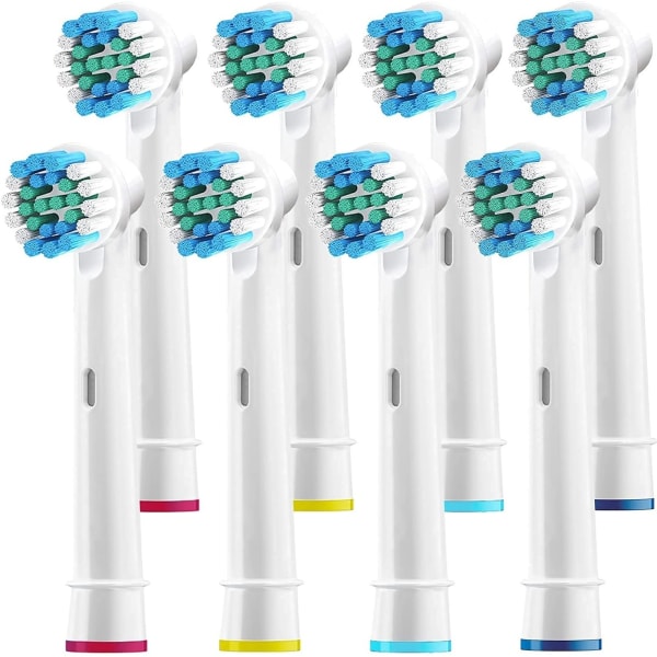 Ersättningstandborsthuvuden SB17A Elektriska tandborstar Ersättningshuvuden Precisionsborsthuvuden Refills för Oralb 8PCS