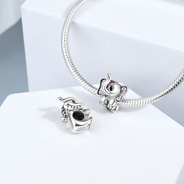 925 Silver Trendy Design Present Pärla Säkerhet Kedja För Pandora Original Armband Rund Clip Charms Cz Zircon D Smycken Tillverkning YQT641