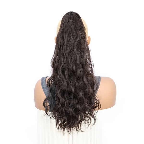 Wigsin 20Inch Syntetiska Långvåg Curly Ponytail Claw Clip I Hår Extension Svart Brunt Blond Hårstycke För Kvinnor 4