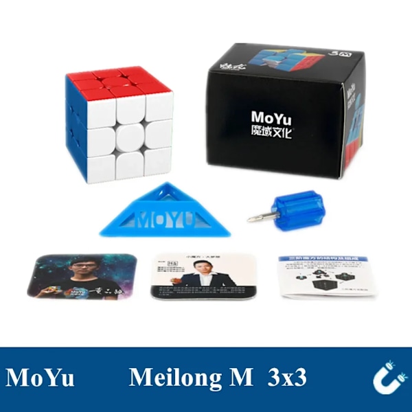 MoYu Meilong Serie Magic Cube 3x3 2x2 4x4 5x5 Professionel Special 3×3 Hastighedspuslespil Børnelegetøj 3x3x3 Original Cubo Magico 3x3x3 macaron