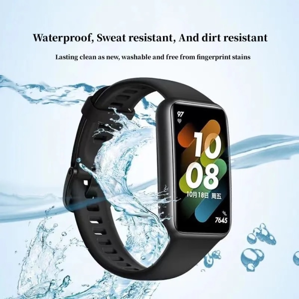 Ersättningsrem för Huawei Band 7 Mjukt silikon klockband Smart Watch Tillbehör Armband Armband för Huawei Band 7 Correa 06 For Huawei Band 7