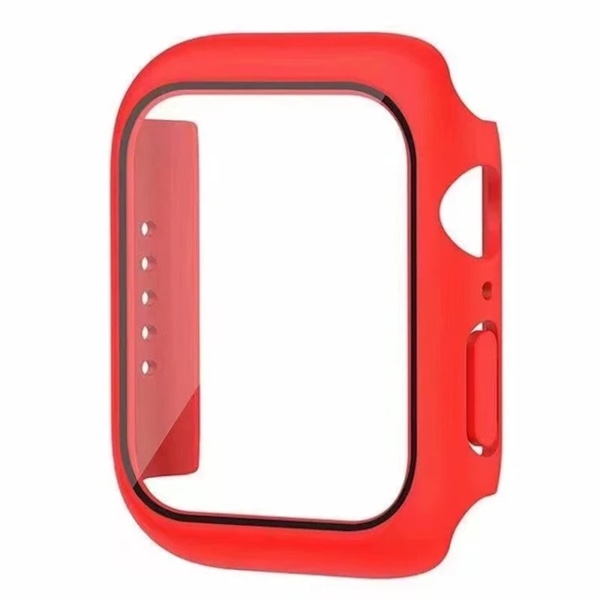 Hærdet glas til Apple Watch 9 8 7 41Mm 45Mm 42Mm 38Mm Pc Stødpude Skærmbeskytter Etui Iwat Serie 6 5 4 Se 44Mm 40Mm 2 Red Series 789 45MM