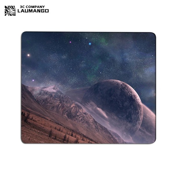 Galaxy Small Gaming Mouse Pad Skrivbordsmatta Gummimatta halkfri Anime Musmatta Datortillbehör Skrivbordsskydd Kawaii Cute Keyboard Pads XC012753 18x22cm