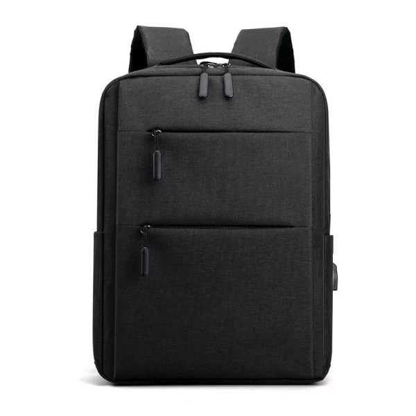 Business Casual Commuter Laptop-väska för män, skolväska för gymnasieelever Ryggsäck Black