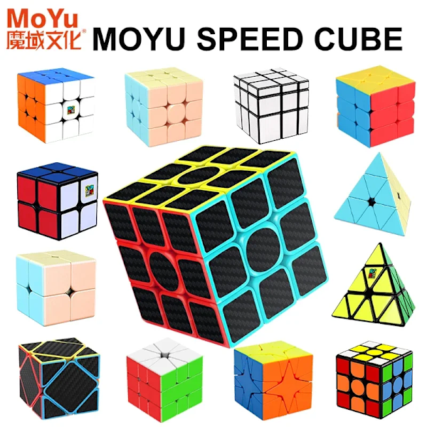 MoYu Meilong Serie Magic Cube 3x3 2x2 4x4 5x5 Professionel Special 3×3 Hastighedspuslespil Børnelegetøj 3x3x3 Original Cubo Magico M 3