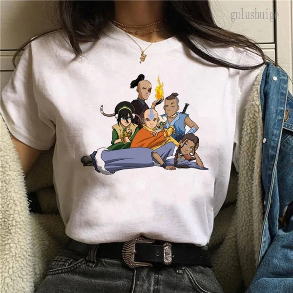 Avatar The Last Airbender Fire Nation Anime Cartoon T-shirt Unisex Summer Causel Harajuku Tshirt Ullzang T-shirt 90-tal Anime Tees 30329 XS