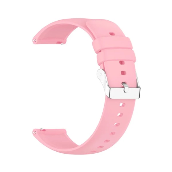 22mm 20mm Universal Silikon watch Quick Release Armbandsurband för kvinnor Herr Sportklockor Armband Handled Smartwatch barbie pink 20mm