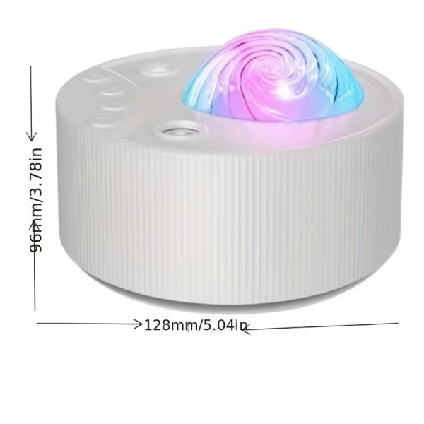 1 st Star Aurora Projector Light, Northern Lights Aurora Projector, 14 färger Starry Night Light Ceiling Planet Projector för sovrum, inredning i spelrum White