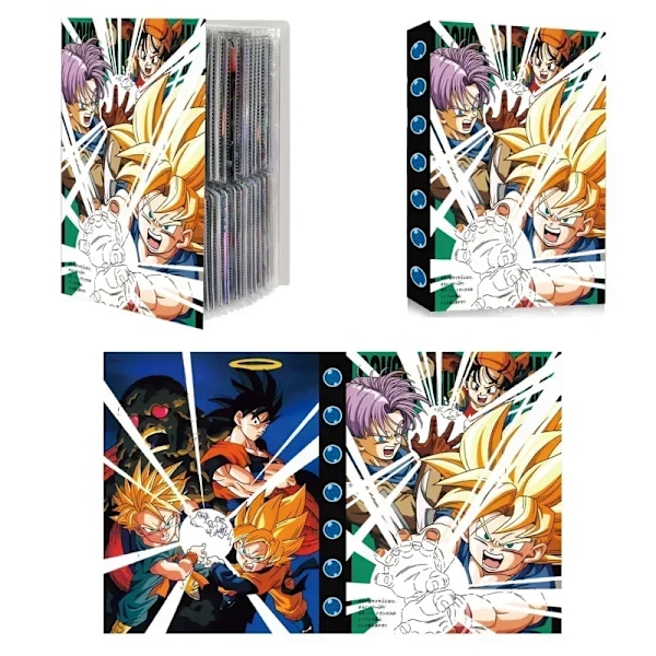 240 stk. Dragon Ball-kortalbum Anime-spilkort Map Holder Binder Son GOKU Vegeta-kortbeskytter Samlingsmappe Legetøj Børnegave C