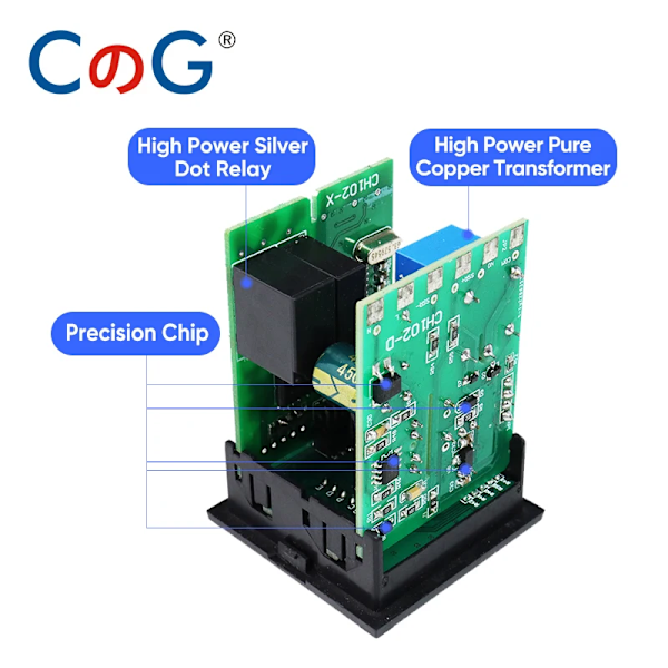 Cg Ch-Serien Ssr/Relæ Dobbelt Output Ac 220V Termostat Universal Indgang Intelligent Digital Pid Controller Temperatur Controller 96x48mm CH502