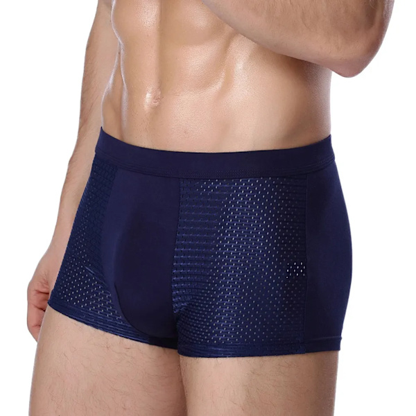 Bamboowear Bamboo Boxer Korta Män Microfiber Boxer Briefs Underkläder Kompression Stretche Bk 4XL