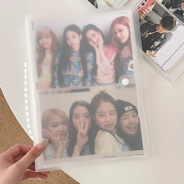 24-240 Slots Kpop Photocard Holder Transparent PVC Fotoalbum Idol Star Game Card Collect Book Fotobeskyttere фотоальбом S1 3inch photo