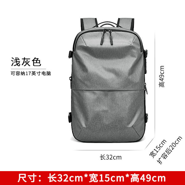 Mäns Ryggsäck Multifunktionell Resa Väska Vakuum Kompression Vattentät Affärsresor Ny Dator Ryggsäck Stor Kapacitetcomment Blue 17 Inch