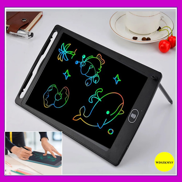 Leksaker För Barn 8.5Inch Elektronisk Ritningsbräda Lcd Skärm Skriva Digitala Grafiska Ritningstabletter Elektron Handskriftsblad 8.5Inch Black