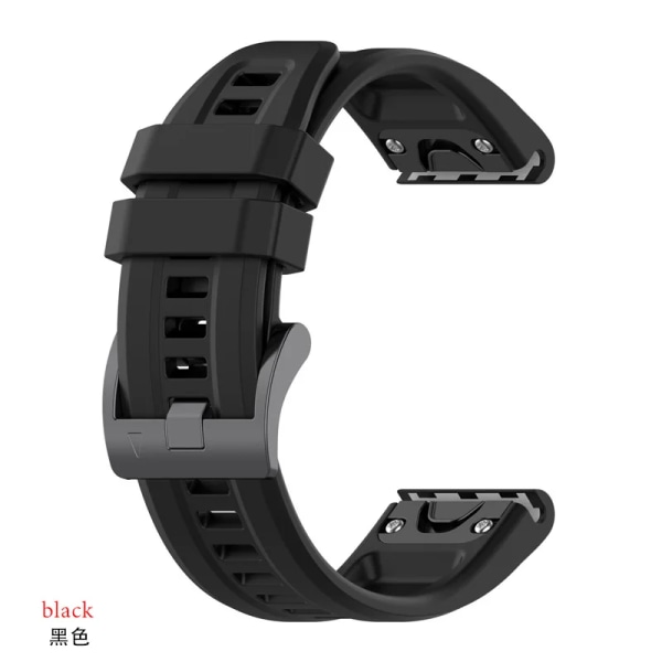 26mm silikonrem för Garmin fenix 7X 7 7S 6X 6 Pro 6S 5 5X Plus Smart watch Band Armband för Garmin Descent mk2i mk3 51mm 11 Descent mk3