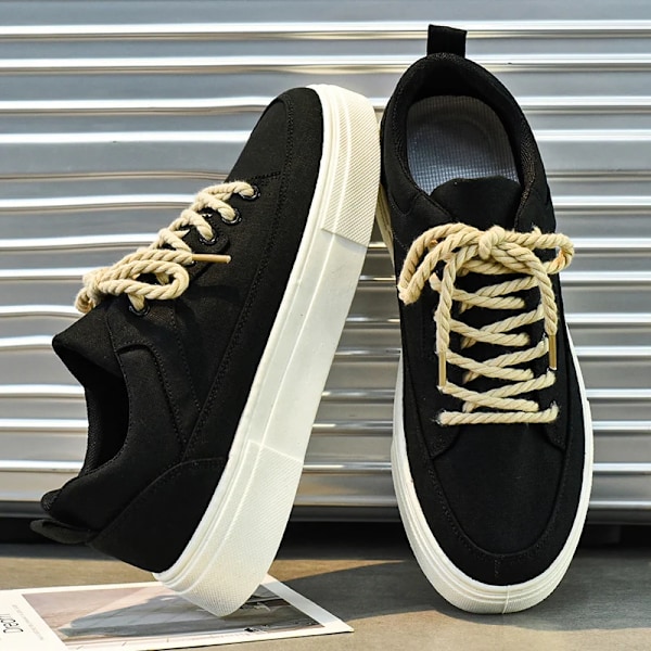 Ny Designer Mænd Casual Sneakers Tjock-Soled Vulkaniserede Sko Mærker Mænd Sport Åndbar Running Skateboard Uddannelse Sho Sho Er brown 40