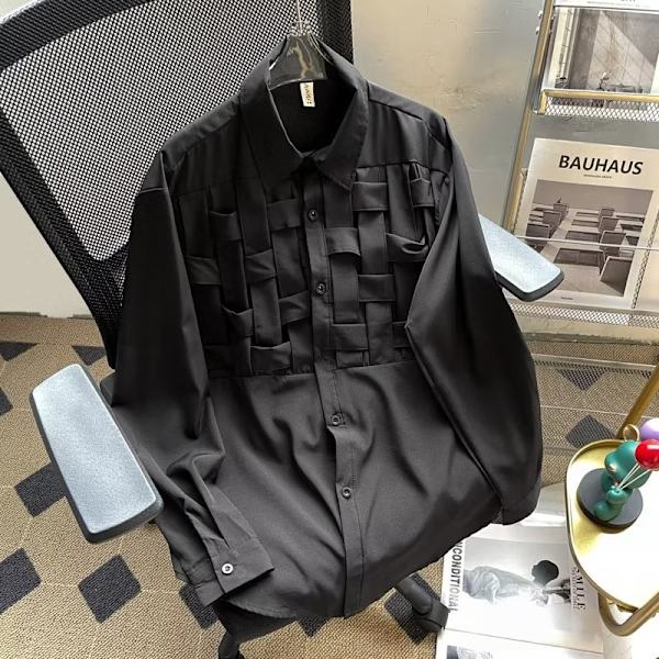 Valkoinen tyylikäs pitkähihainen paita miehille ja naisille kevät- ja syysmuotimerkki Hong Kong Style kudottu pusero pareille sama tyyli vaalea muodikas rento kesä White XXL
