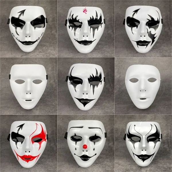 Täydellinen kasvonaamio miehille Ghost Dance -esityksiin Rekvisiitta Antiikki naamiaiset Karnevaali Gladiaattori Cosplay Kasvojen peite silver