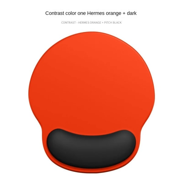 Gradient Musmatta Handledsskydd med logotyp Kvinnlig Handledsskydd Musmatta Handledsstöd Dator Silikon Musmatta Partihandel orange black