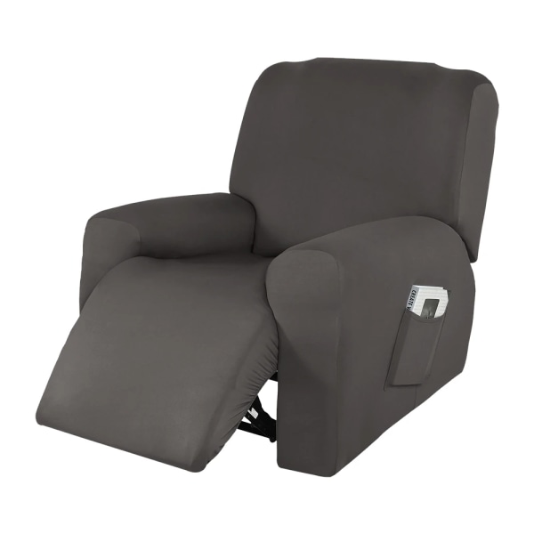 Fåtölj Cover Halkfri massage Lazy Boy cover All inclusive solstol Enkelsitsig soffa Soffa Slipcover Cover Grey 1 Seat