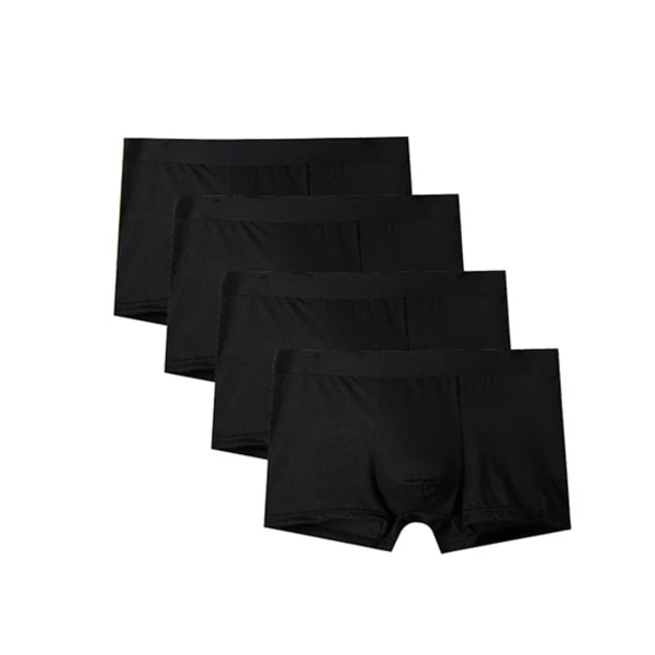 4st Herr Boxer Ventil Herr Trosor Underkläder Andas Sexig Man Boxer Solid Kalsonger Bekväma underkläder Herr Boxers Hot ZY502 XXL