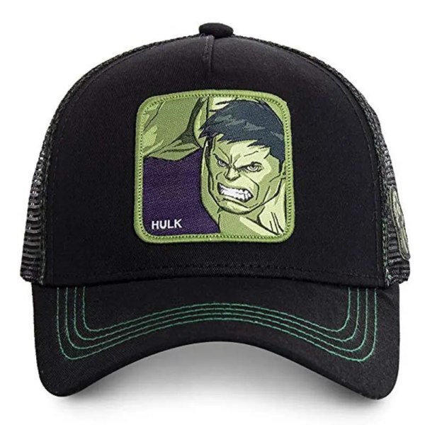 Hög kvalitet Alla stilar Anime Tecknad Snapback bomull Cap Män Kvinnor Hip Hop Pappa Hatt Trucker Mesh Hat Dropshipping VENOM BLACK