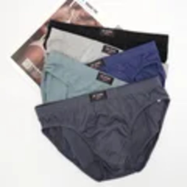 5Pcs / Lot Sommaren Mäns Underkläder 100% Bomull Menn Underkläder Plus Storlek Män Underkläder 4Xl/5X L/6Xl Mäns Andningsbyxor AB00231 XXXL