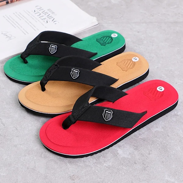 Uudet Sandaalit Kengät Miehet Kesä Miesten Flip Flops Korkea Laatu Ranta Sandaalit Anti-Slip Zapatos Hombre Casual Kengät Man Tompar Dark brown 45